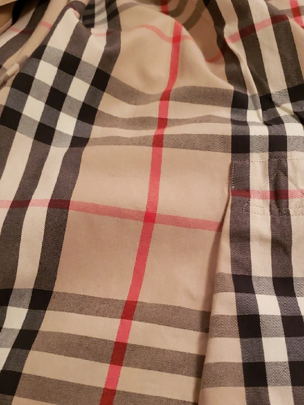 Burberry Beige Double-Breasted Trench Coat with Belt - Picture 13 of 13